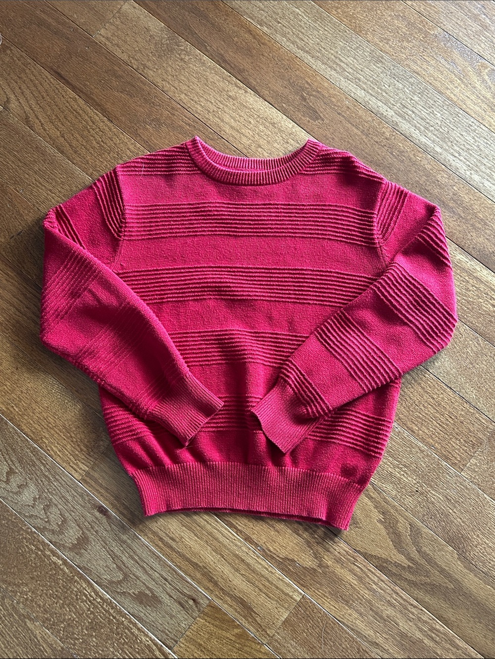 Cat & Jack Red Crewneck Sweater Size 6/7